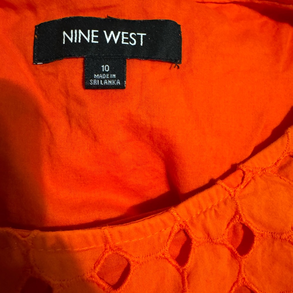 Nine West Bright Orange dress - Picture 3 of 3